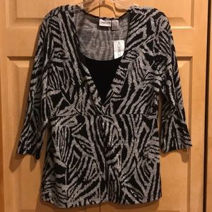 New Chico’s Duo Top/Jacket